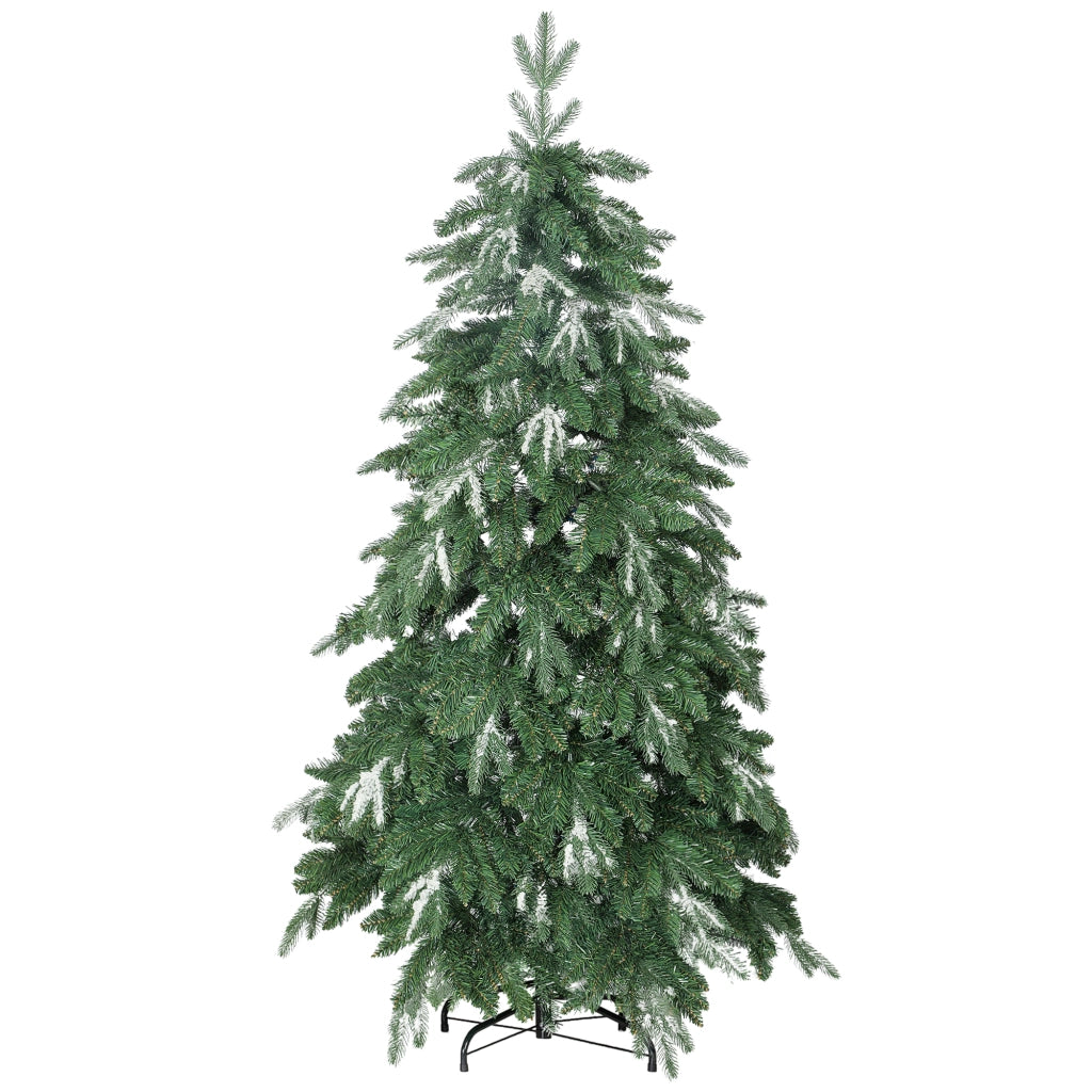 Albero di Natale Artificiale 150 cm ¨C Minimal ¨C Ramo Realistico Effetto Neve Base Pieghevole
