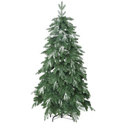 Albero di Natale Artificiale 150 cm ¨C Minimal ¨C Ramo Realistico Effetto Neve Base Pieghevole
