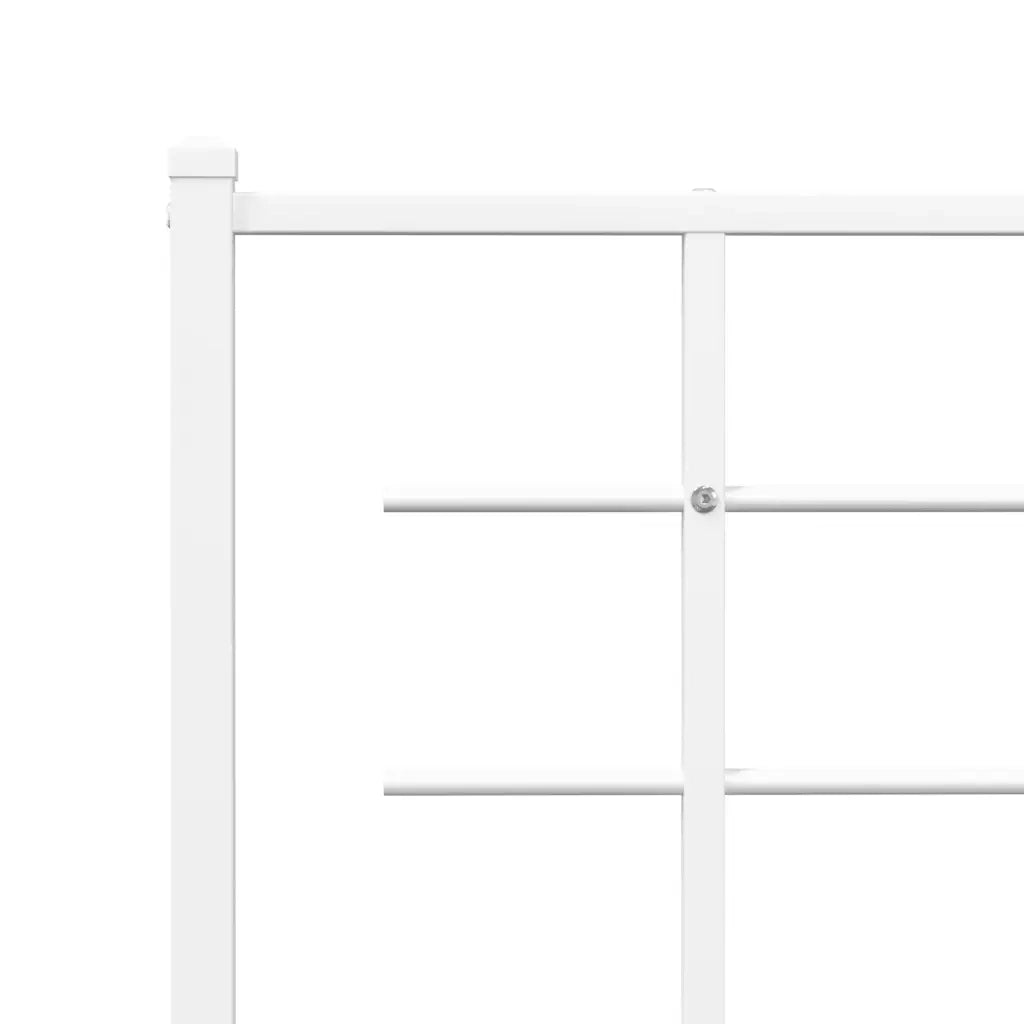 Testiera di Ricambio in Metallo Bianco 75 cm 355636