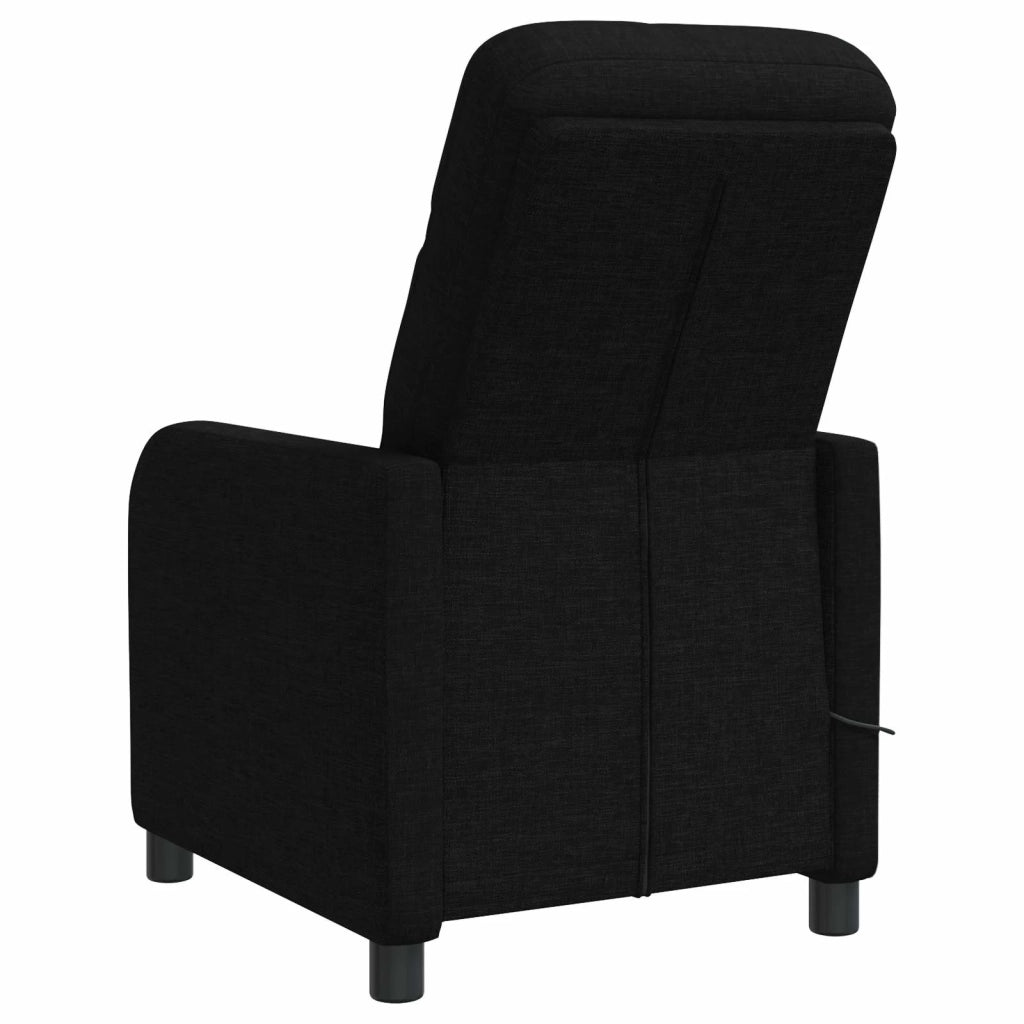 Poltrona Massaggiante Nero Tessuto 42034941