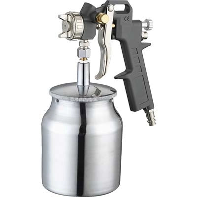 AEROGRAFO AC + SERBATOIO ALLUMINIO INFERIORE EFFELT 1,0 UGELLO MM 1,8 ATTACCO RAPIDO