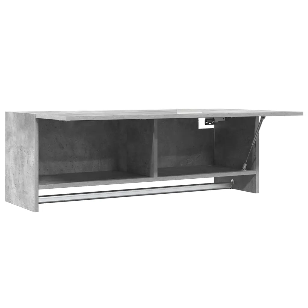 Armadio Grigio Cemento 100x32,5x35 cm in Legno Multistrato CFW8752473