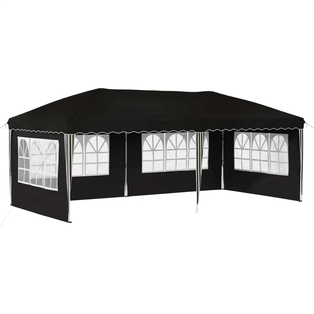 Tenda per feste a pop-up 575 x 289 x 245 cm Nero 42019799