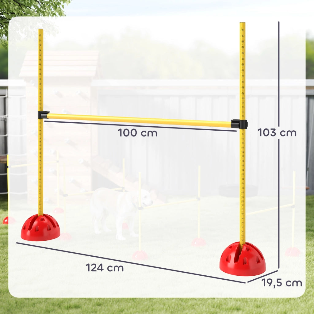 Set per Agility per Cani ¨C Minimal ¨C Giallo