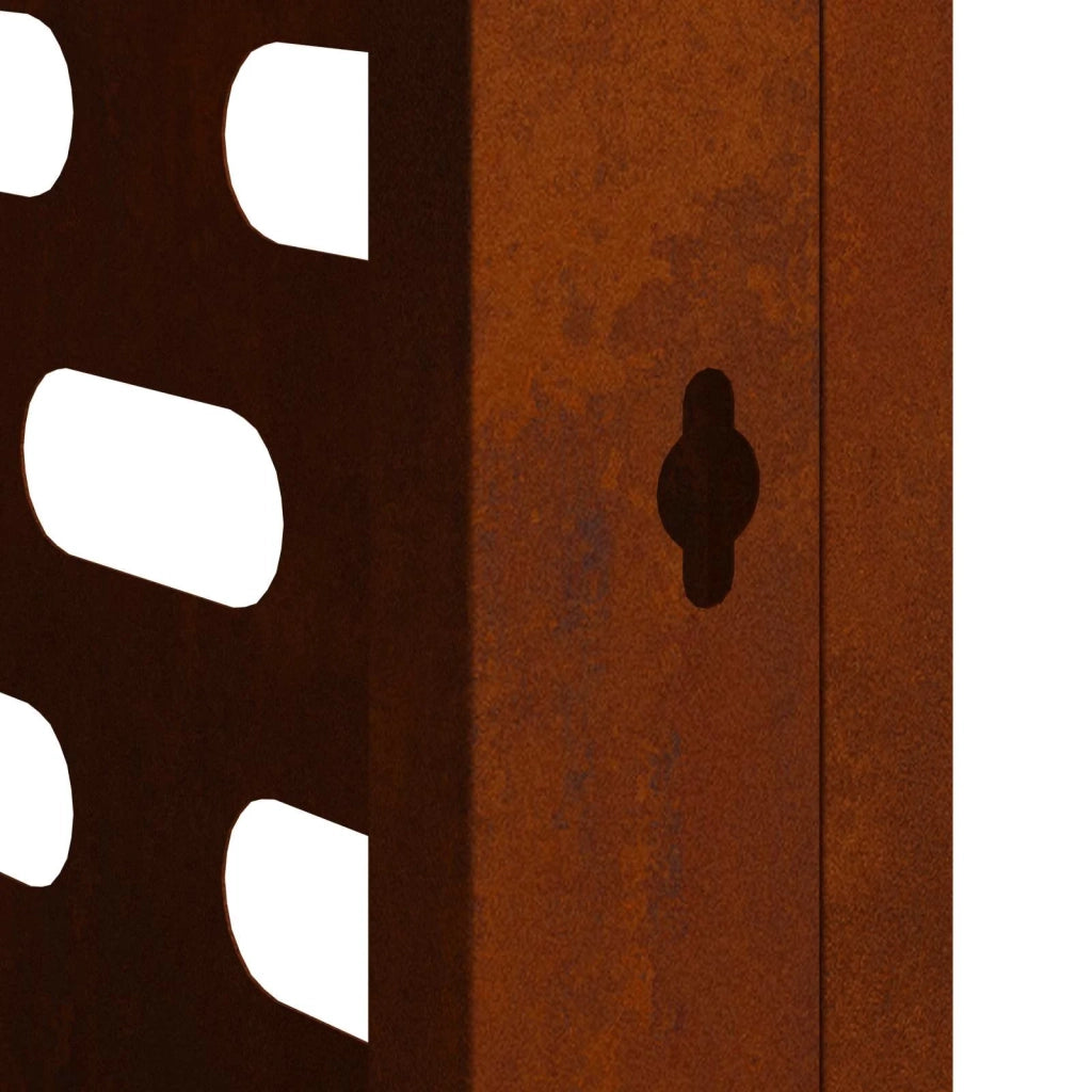 Copertura per condizionatore d'aria Ruggine 100 x 50 x 70 cm 865903