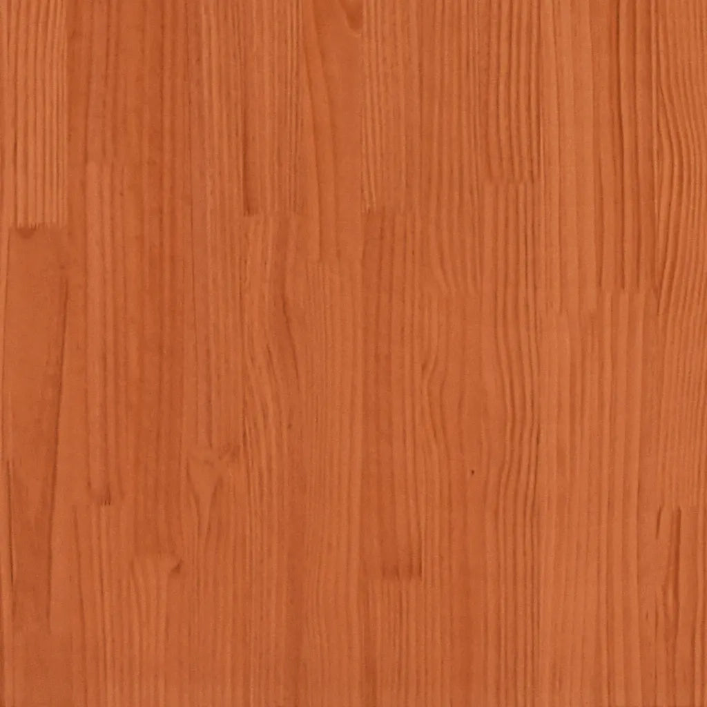 Letto senza Materasso-Struttura Letto Marrone Cera 120x190 cm in Legno di Pino 620974