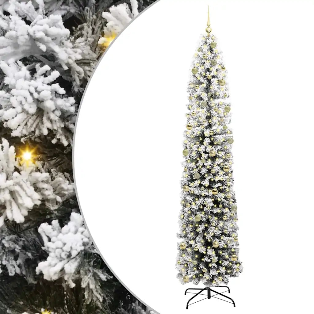 Albero di Natale artificiale con 300 LED Verde 240 cm 3395048
