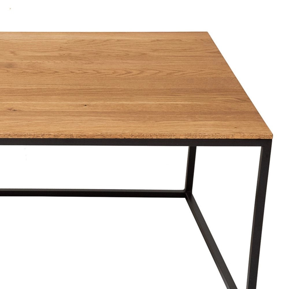 Tavolino da caffè KLAS (rovere + nero)