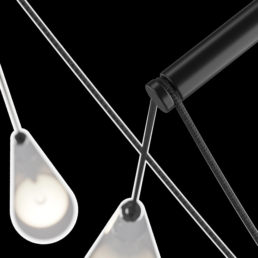 Applique LED doppia Sintesi Maytoni cromata 24W 3000K