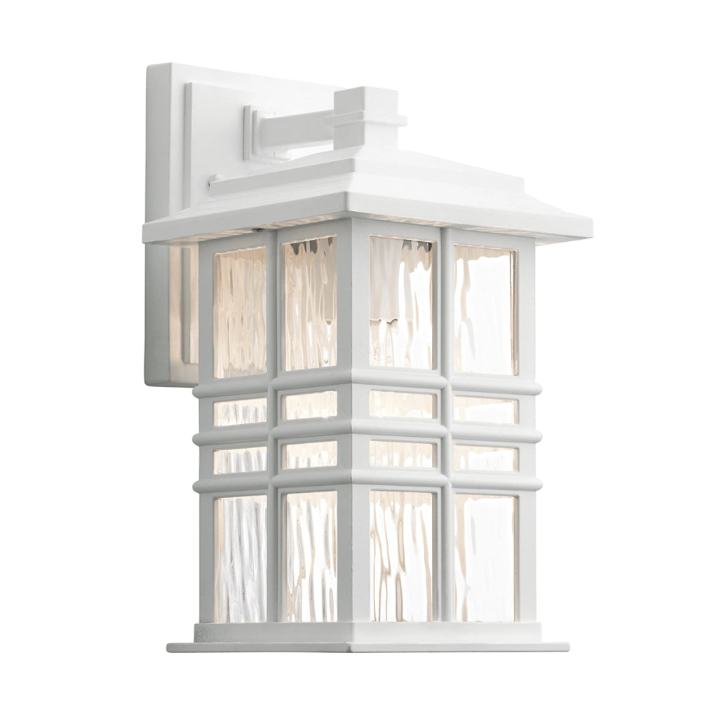 Applique esterno bianco E27 60W Beacon Square Kichler