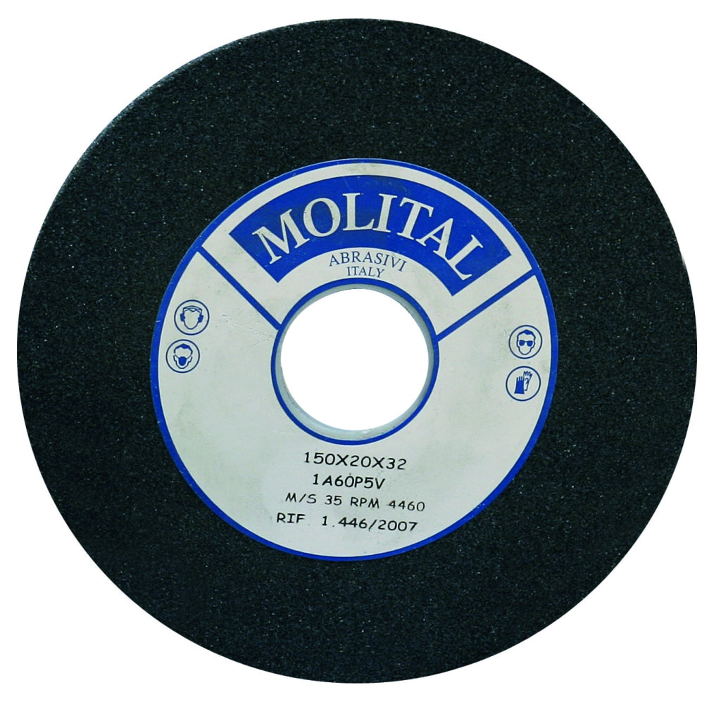MOLA ABRASIVA Ø mm 150x20 F.32 - grana 60 - MOLITAL