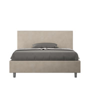 Letto Matrimoniale Extra Large 200x210 cm con Rete Adele Sabbia