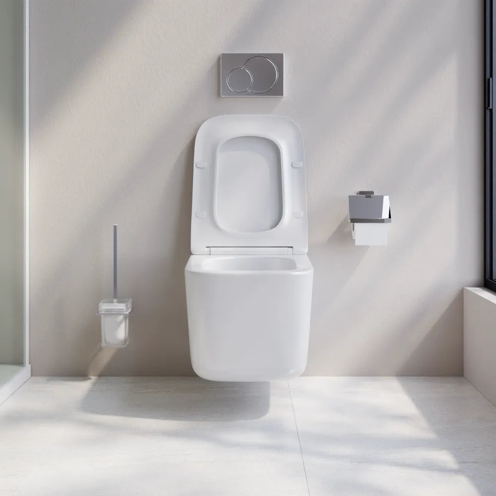 Vaso sospeso in ceramica bianco lucido tornado | Lubiana