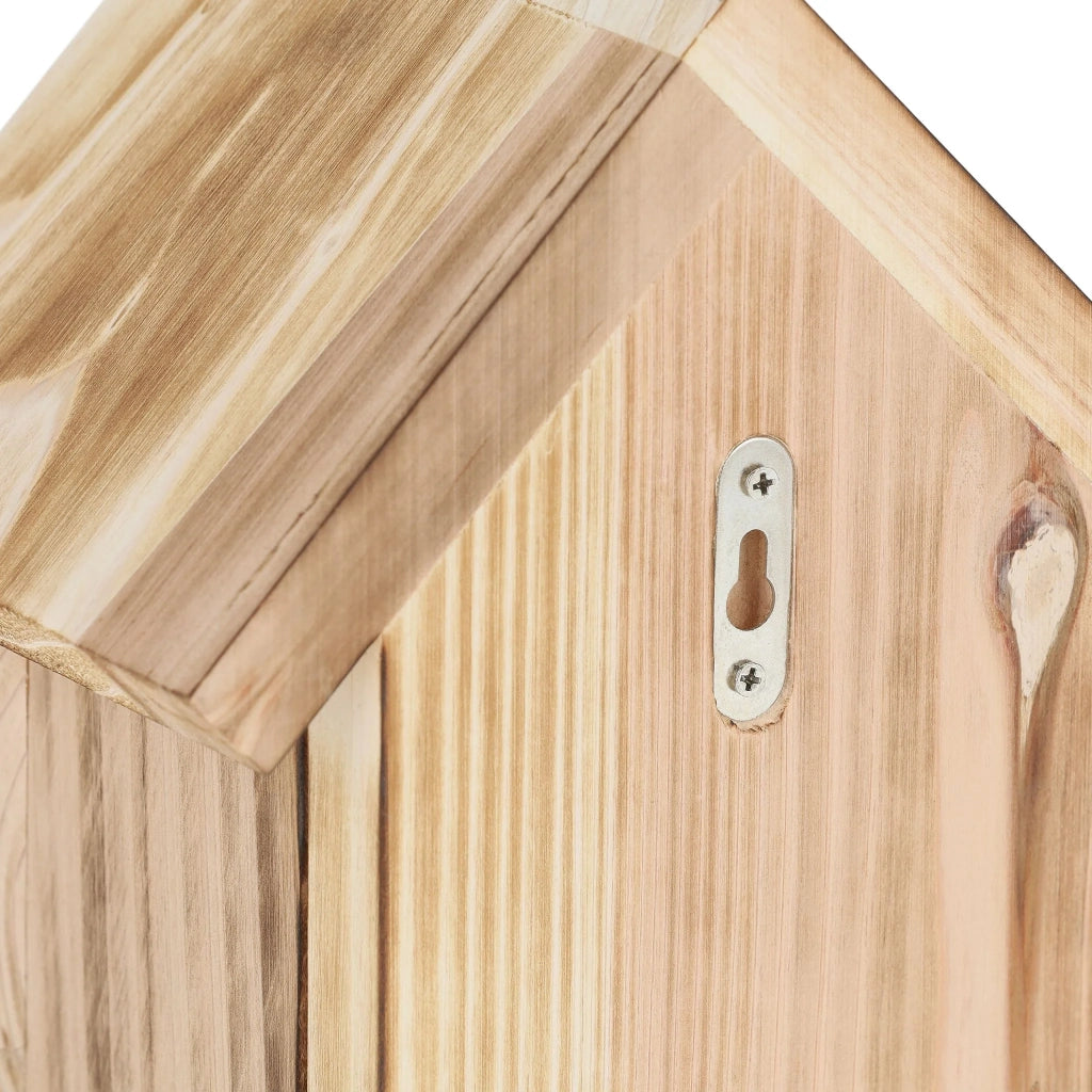 Casetta per coccinelle sospesa in legno per giardino protezione ambientale 25 x 20 x 15 cm in legno naturale 13_0012306