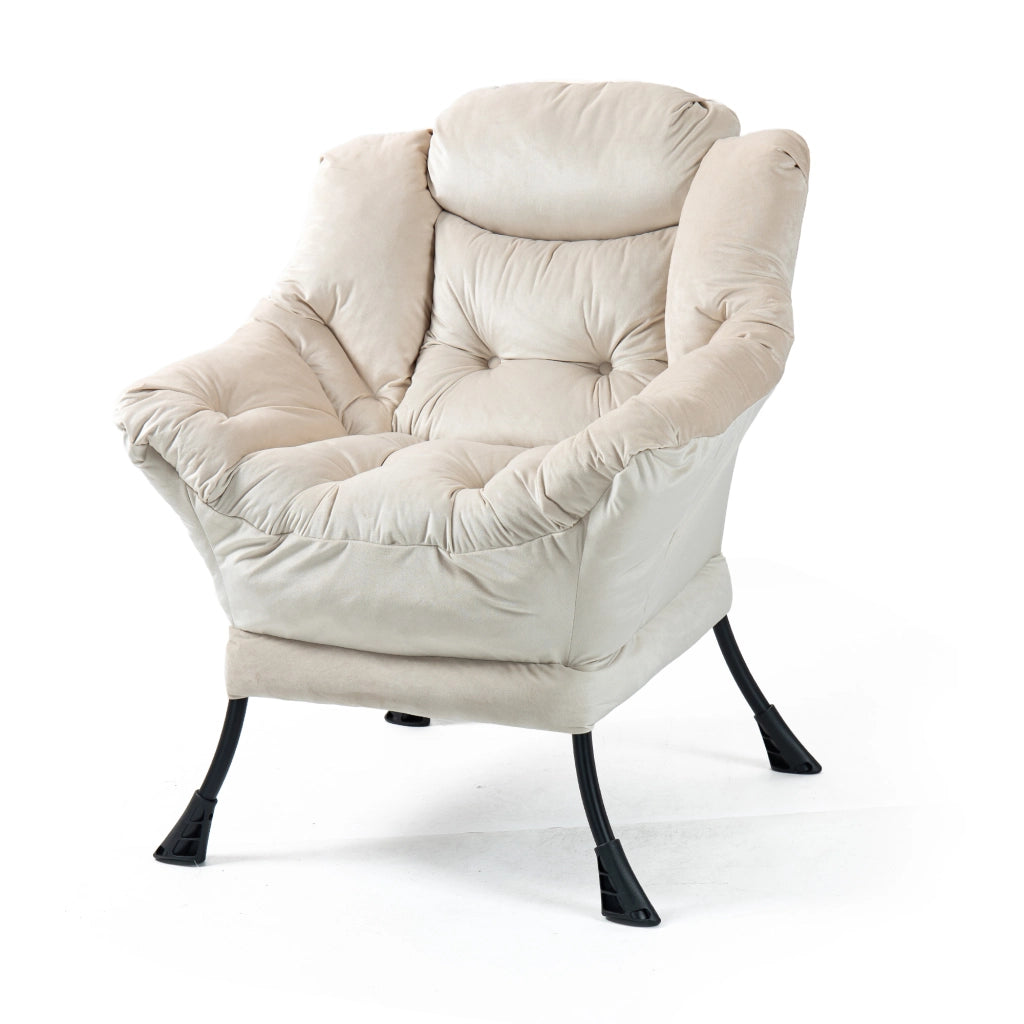 POLTRONA Relax con struttura in metallo, colore kaki