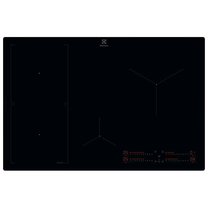 Electrolux KIS82453I Serie 700 Piano cottura a induzione 80 cm 4 zone SenseBoil Hob2Hood Touch colore Nero