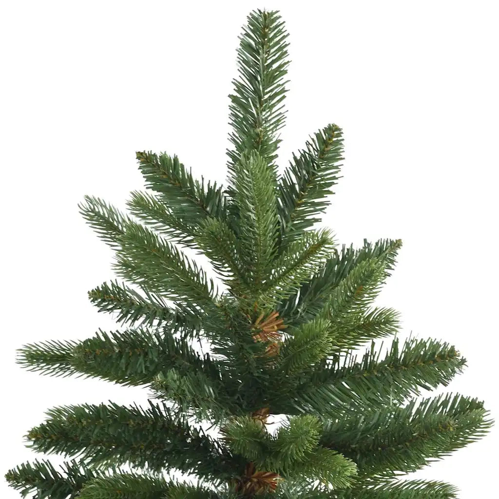 Albero di Natale Artificiale con Rami Pieghevoli Verde 210 cm