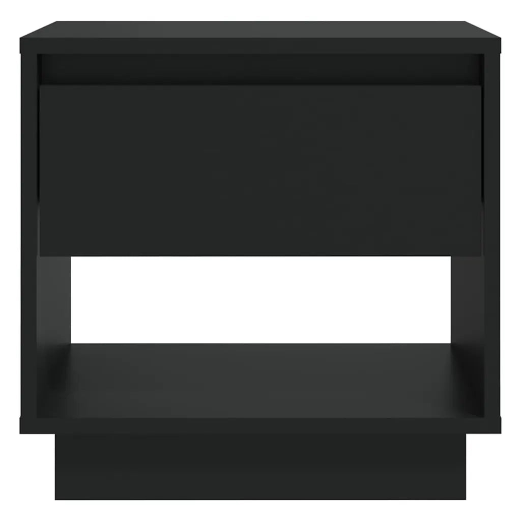 Comodino Nero 45x34x44 cm in Truciolato 809514
