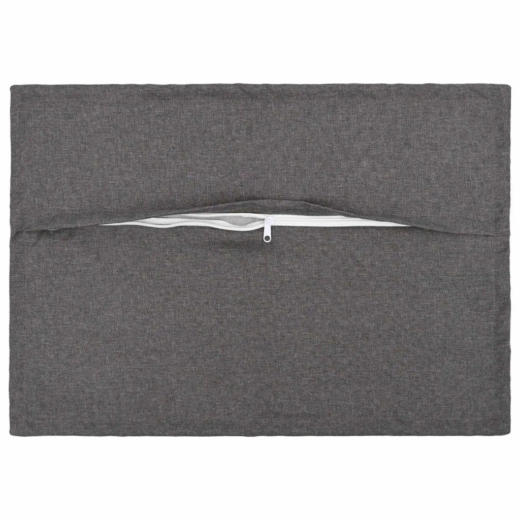 Cuscino con cuscino HOUTEN 2 pz Grigio Chiaro Lino 935638