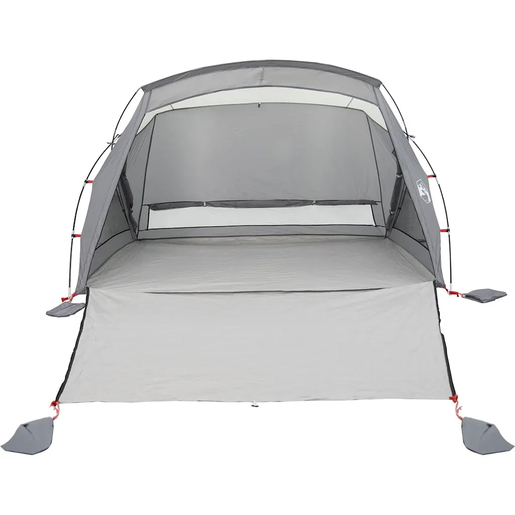 Tenda da Spiaggia 2 Persone Grigia Impermeabile