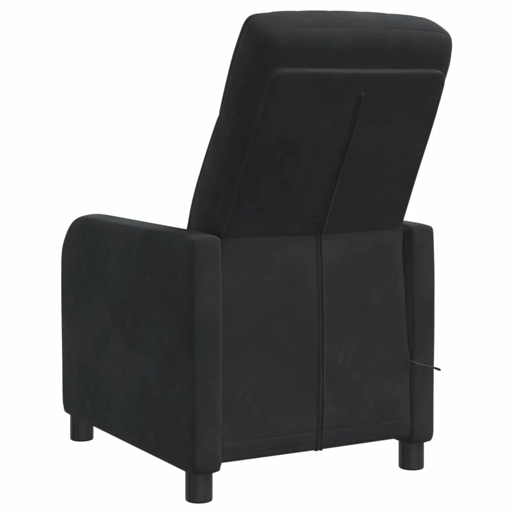 Poltrona Massaggiante Nero Velluto (V) 42035125