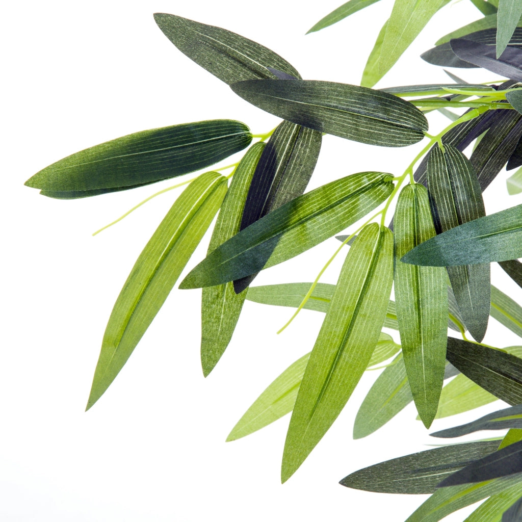 Pianta Artificiale di Bambù H180 con Vaso Verde