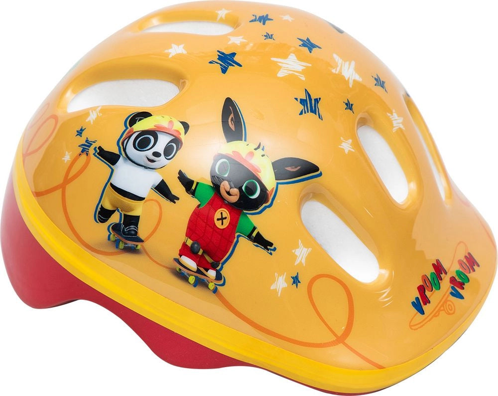 Casco ciclo bambino coniglietto Bing bici bicicletta 44 -48 cm protezione giallo