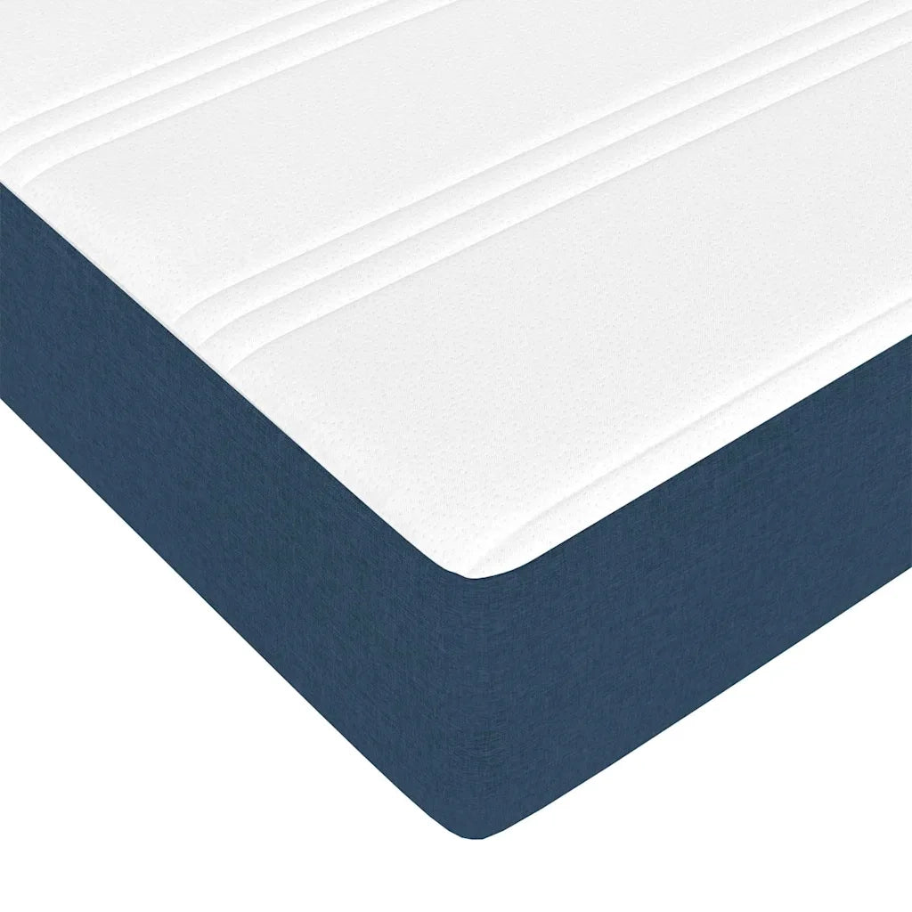Struttura del letto con materasso Blu 80 x 200 cm Tessuto 3399320