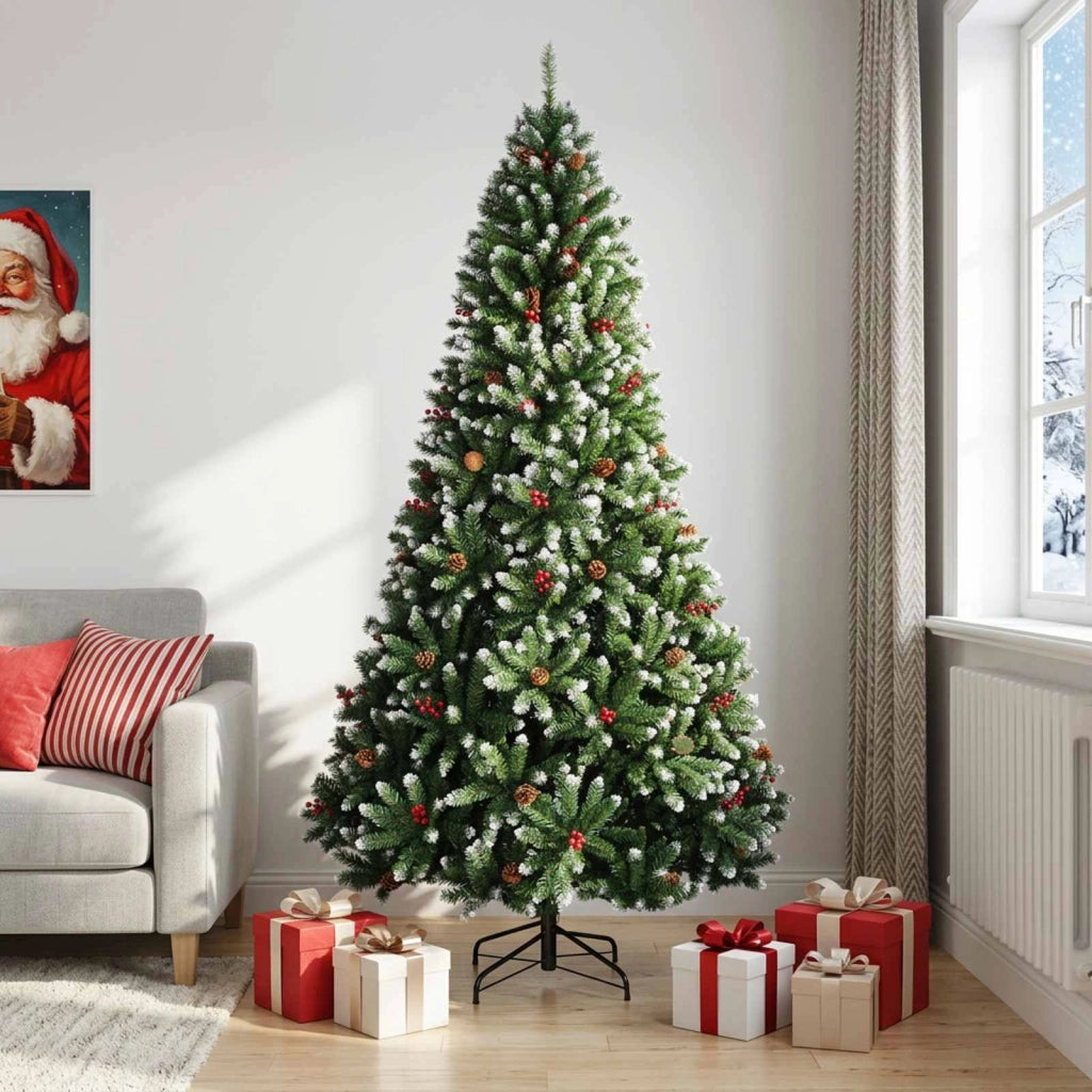 Albero di Natale Artificiale con Rami Pieghevoli 240 cm PVC 42054539