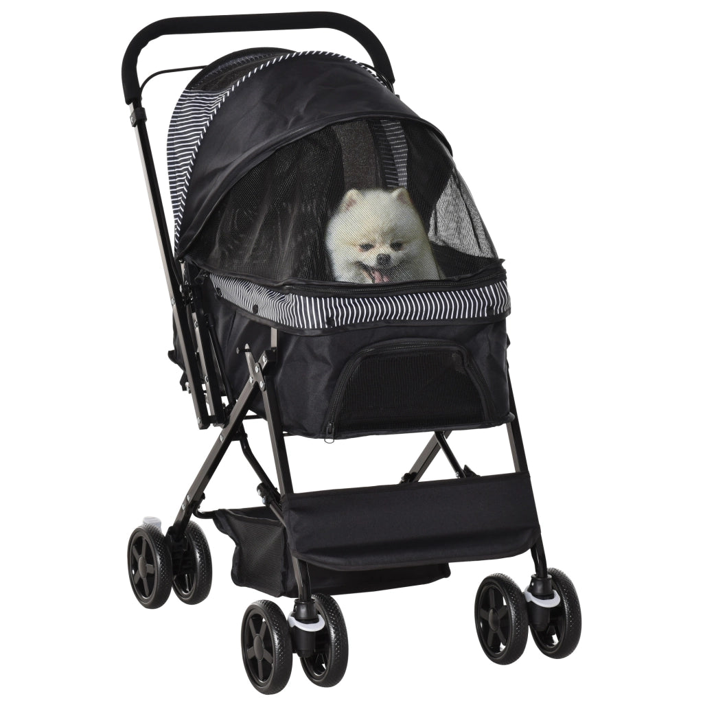Carrello per Cani Pieghevole ¨C Minimal ¨C Nero