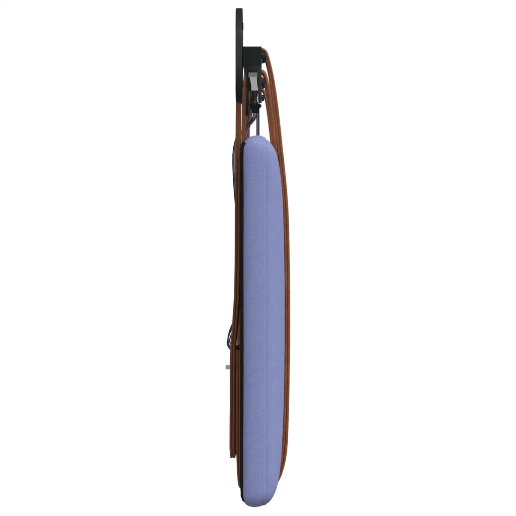 Testiera sospesa Con luce LED Blu jeans PU Antico 3423995