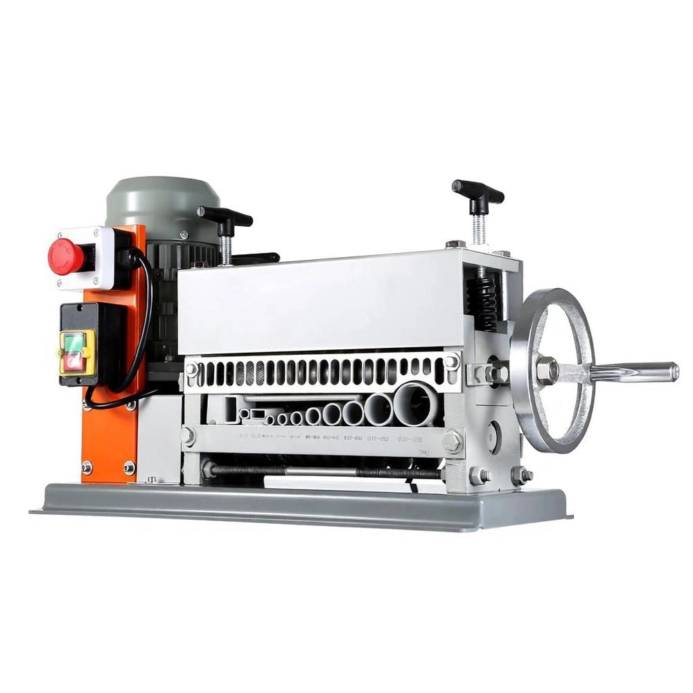 Macchina Spellacavi Elettrica 370W Lega Alluminio 1.5-36mm Spellafili Cablaggio Cavi 62x28x38cm Professionale