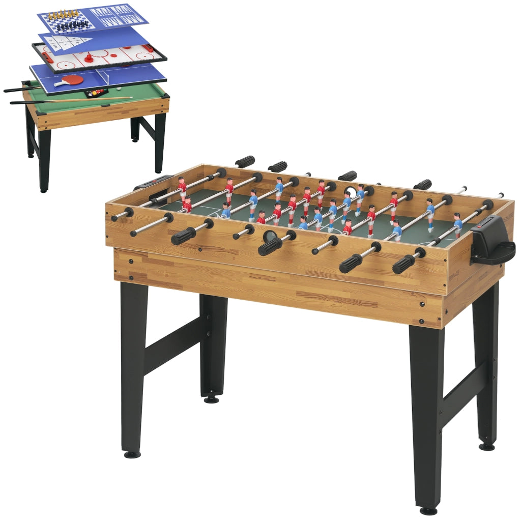 Tavolo da gioco 13 in 1 ¨C zephmum ¨C Noce