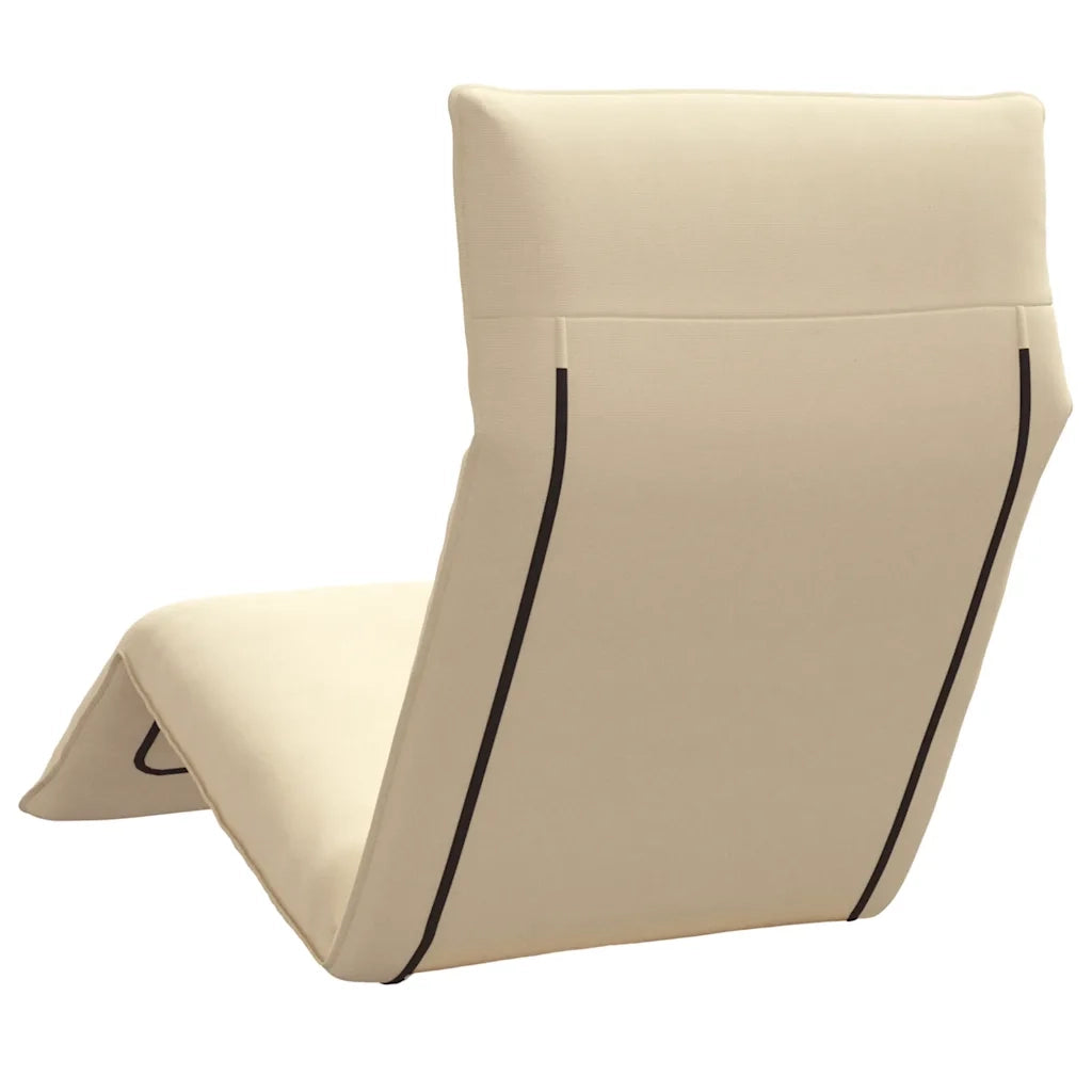 Sdraio da giardino | Lettino Pieghevole Beige 175x54x8,5 cm in Tessuto Oxford