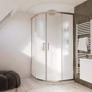 Box doccia 70x90cm semicircolare apertura scorrevole cristallo 6mm opaco h170 | Java