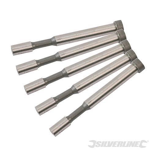 5 Punzoni di ricambio per roditrice pneumatica alta qualità silverline