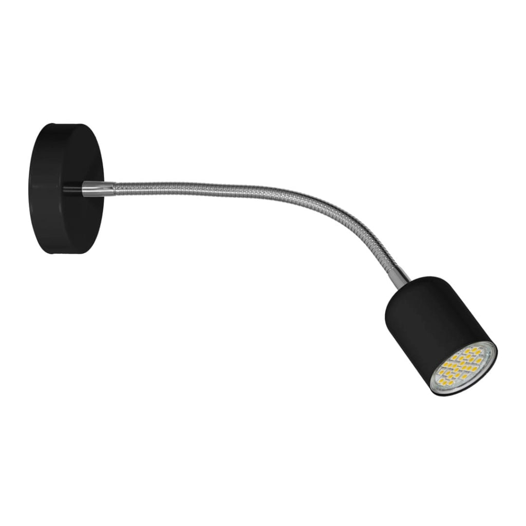 Applique MAXI Black orientabile 1 luce GU10 40W Milagro