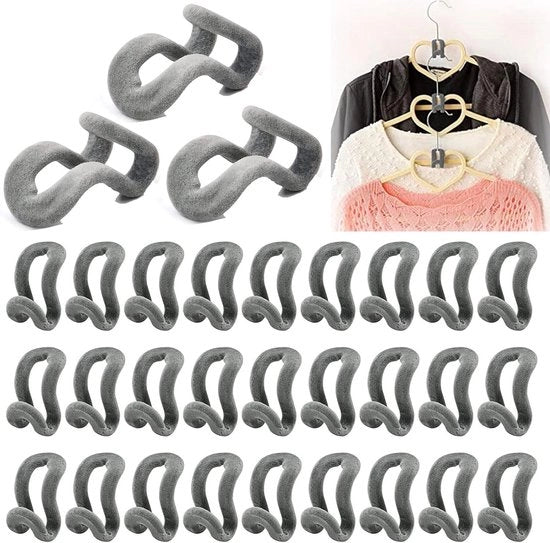 30 hanger a muro a goccia viti a muro - grigio