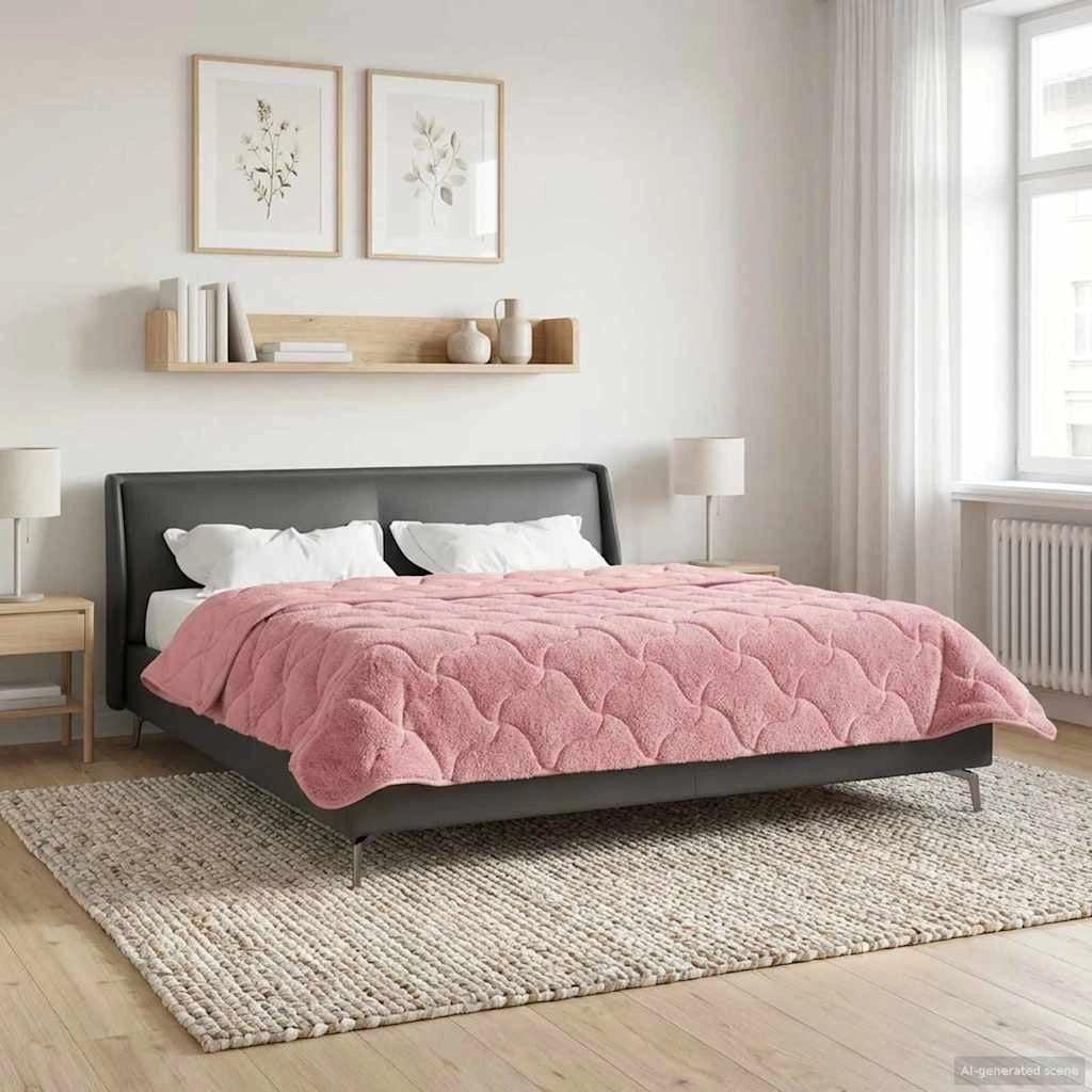 Piumino Letto Estivo 200 x 200 cm Estate Rosa Traspirante 42026196