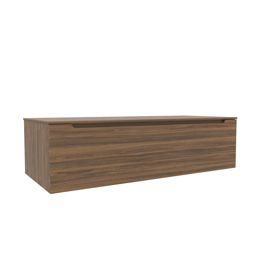 Cassettone scorrevole 120cm rovere scuro chiusura soft-close | Bako