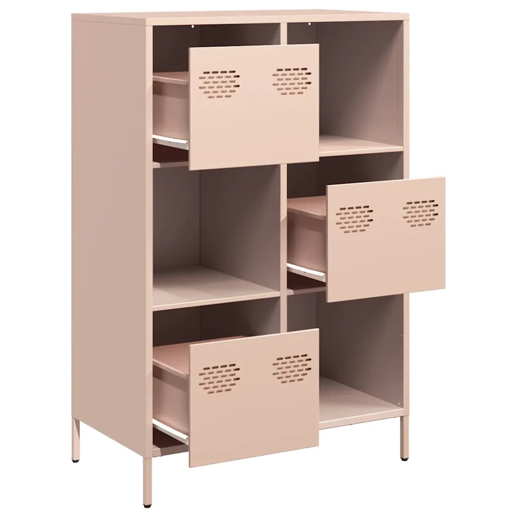 Credenza Rosa 68x39x103,5 cm in Acciaio 851407
