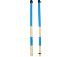 Drumsticks in Bambù - Costruzione Portatile - Grip Antiscivolo - 1 Paio - 38x1,5 cm - Adatto per Jazz e Musica Popolare - Bastoncini a Batteria