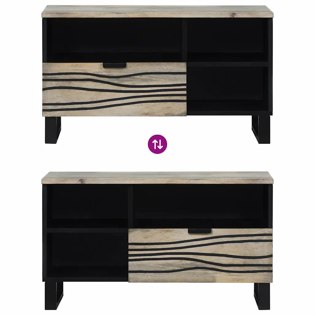 Unità TV con cassetto Bianco 80 x 33 x 46 cm Legno multistrato 4017989