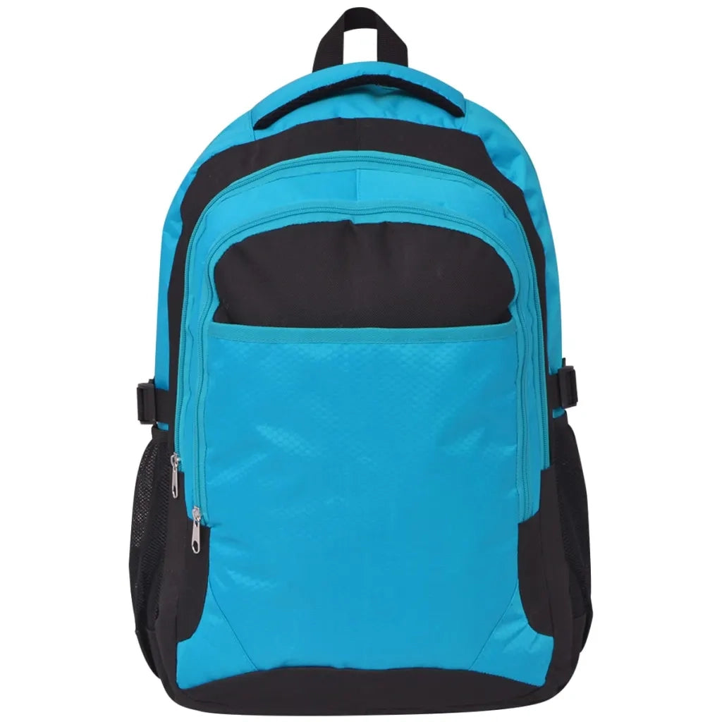 Zaino da Scuola 40 L Nero e Blu 91112