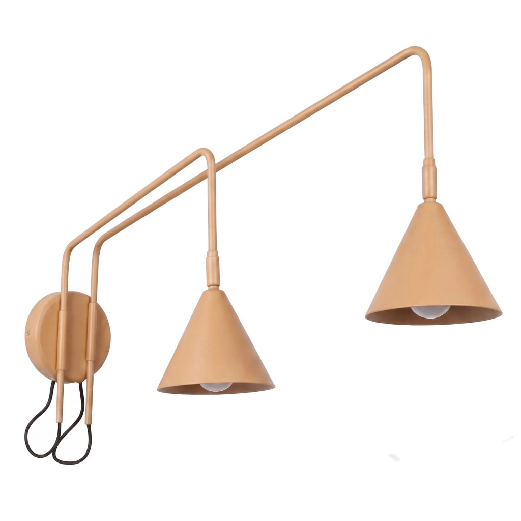 Applique NOX 2 oro con interruttore