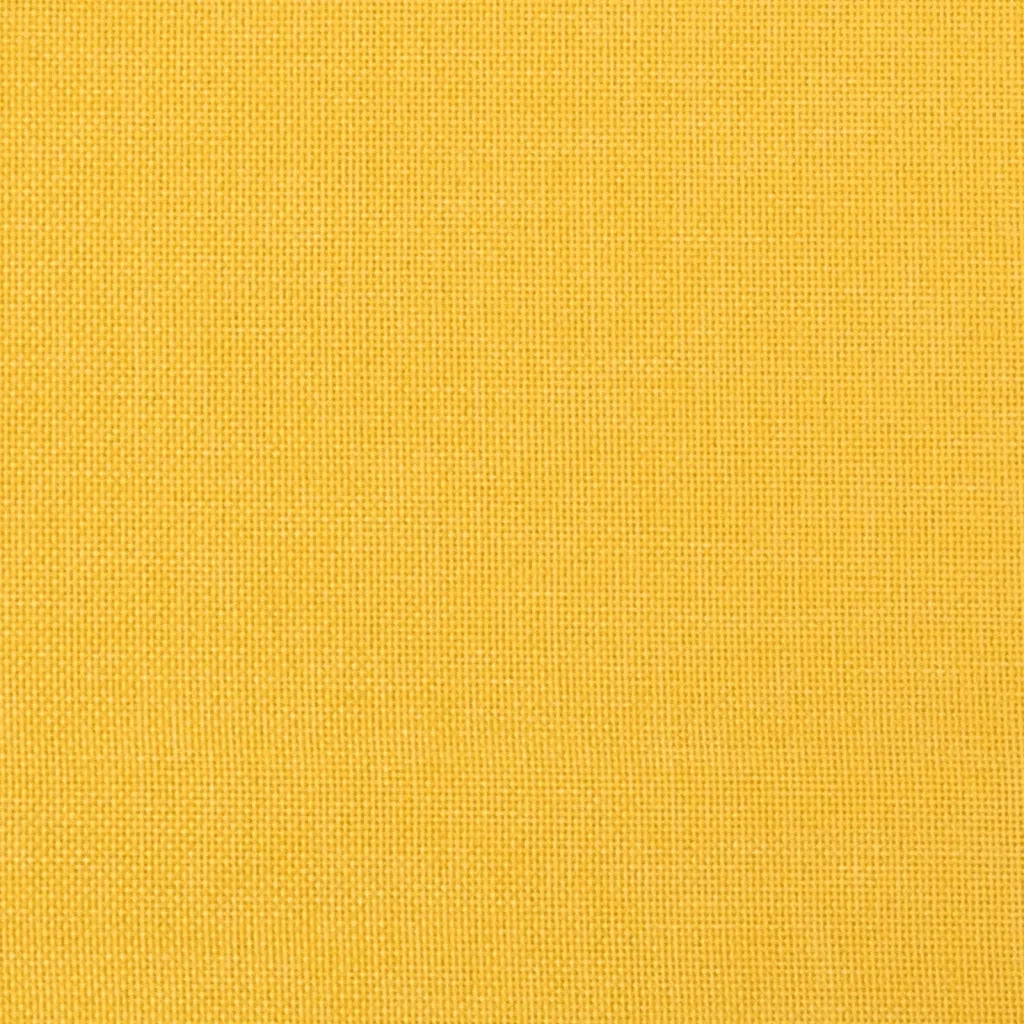 Divano letto | Sof¨¤ letto | Letto singolo a 2 Posti Giallo in Tessuto