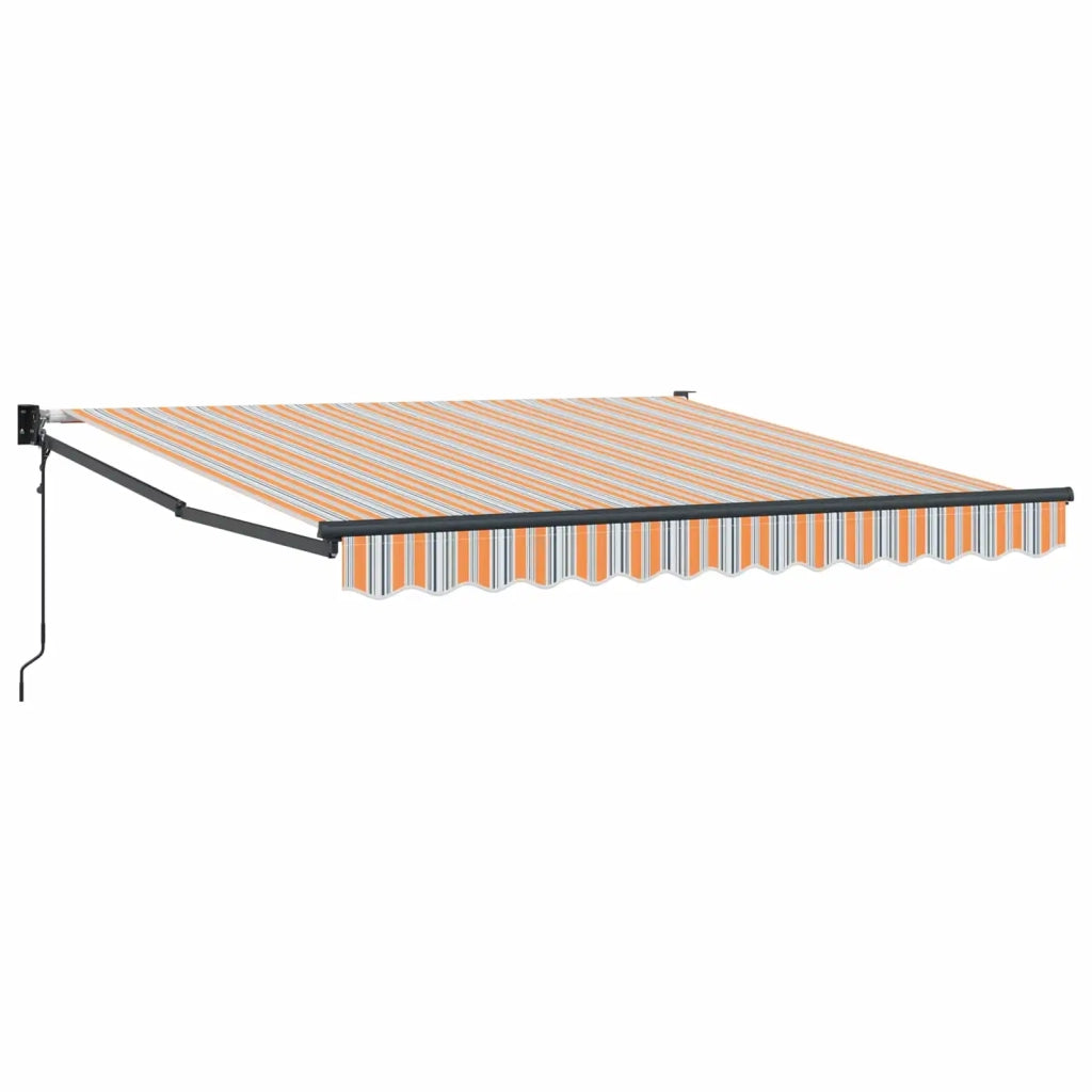 Tenda retrattile-Tenda parasole per balcone Multicolore 350 x 250 cm 884175