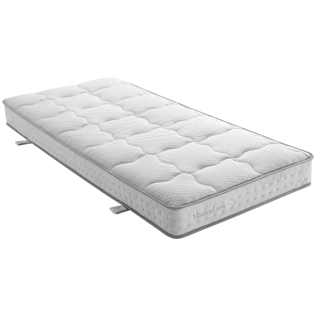 Materasso 90x200 cm H3 a 7 zone con molle insacchettate e schiuma fredda, bianco