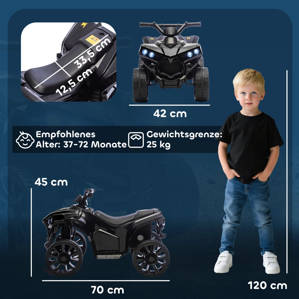 Quadro Elettrico per Bambini 6V ¨C Minimal ¨C Nero con LED e Musica