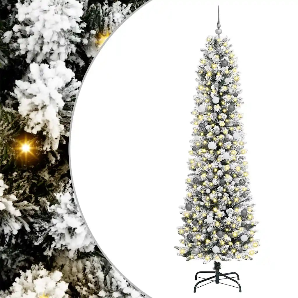 Albero di Natale artificiale con 300 LED Bianco 240 cm 3396128
